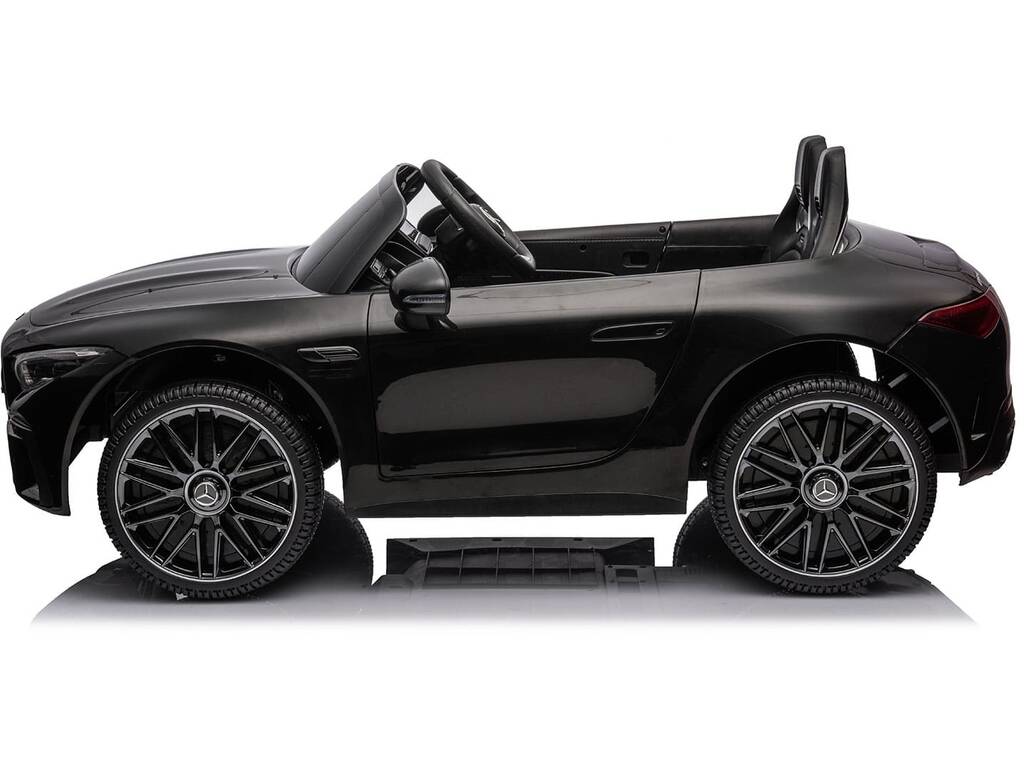 Coche Descapotable Mercedes AMG SL63 Negro de 12V con Radio Control