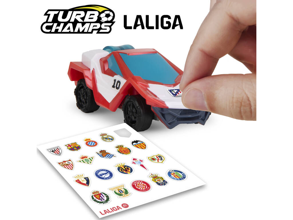 Turbo Champs La Liga Pack Vehículo con Accesorios IMC Toys 926400