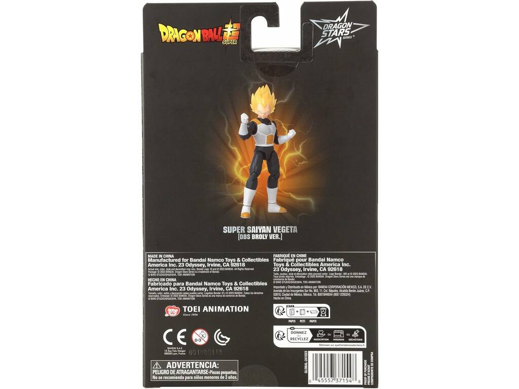 Dragon Ball Super Dragon Stars Series Figura Super Saiyan Vegeta DBS Broly Ver