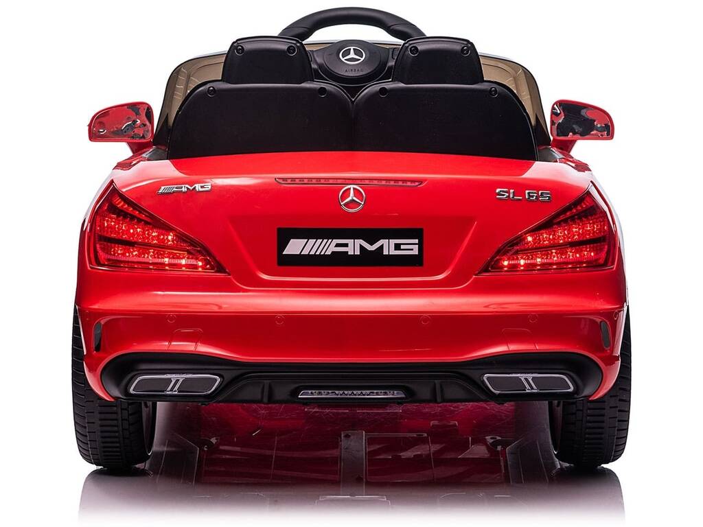 Auto convertibile Mercedes Benz SL65 AMG 12V. Rosso