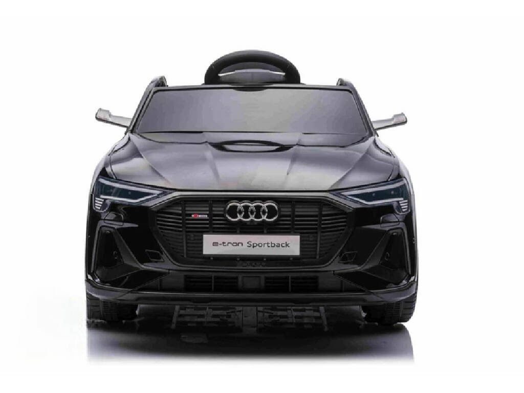 Coche Descapotable Audi E-Tron Sportback Negro de 12V con Radio Control