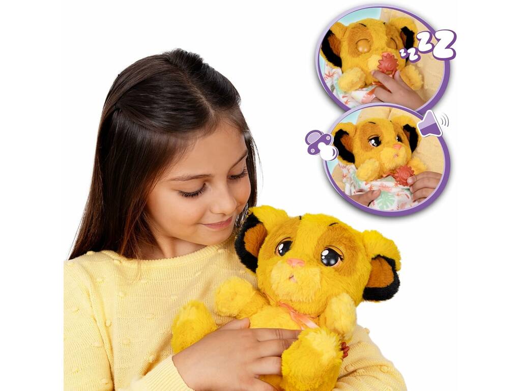 Peluche interactive Simba du Roi Lion Baby Paws