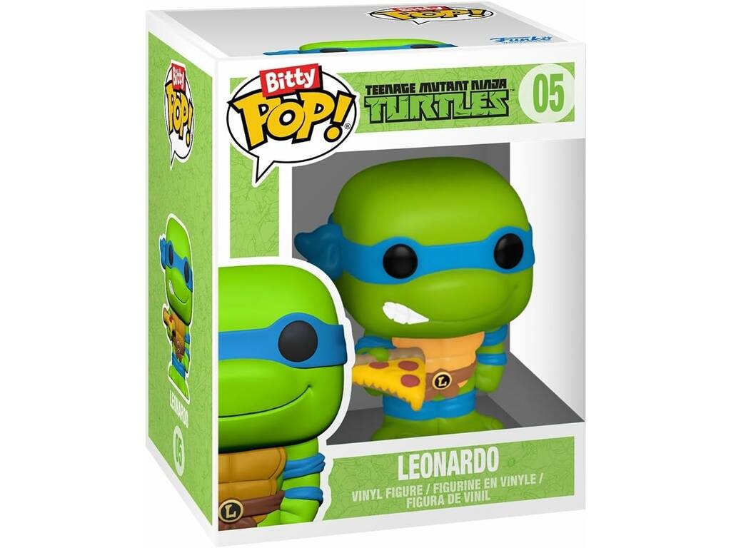 Funko Pop Bitty Rides Turtugas Ninja Figura Leonardo y Turtle Van 83626