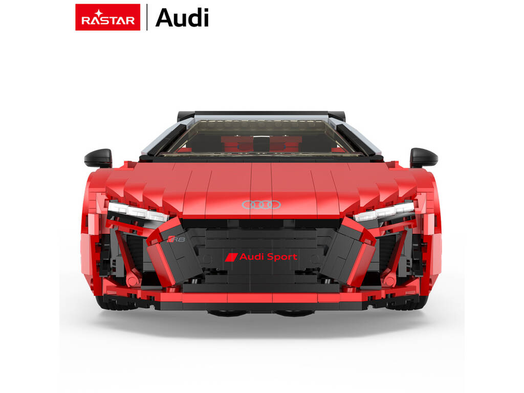 Audi R8 Spyder Rojo 1:14 Construible de 1440 Piezas