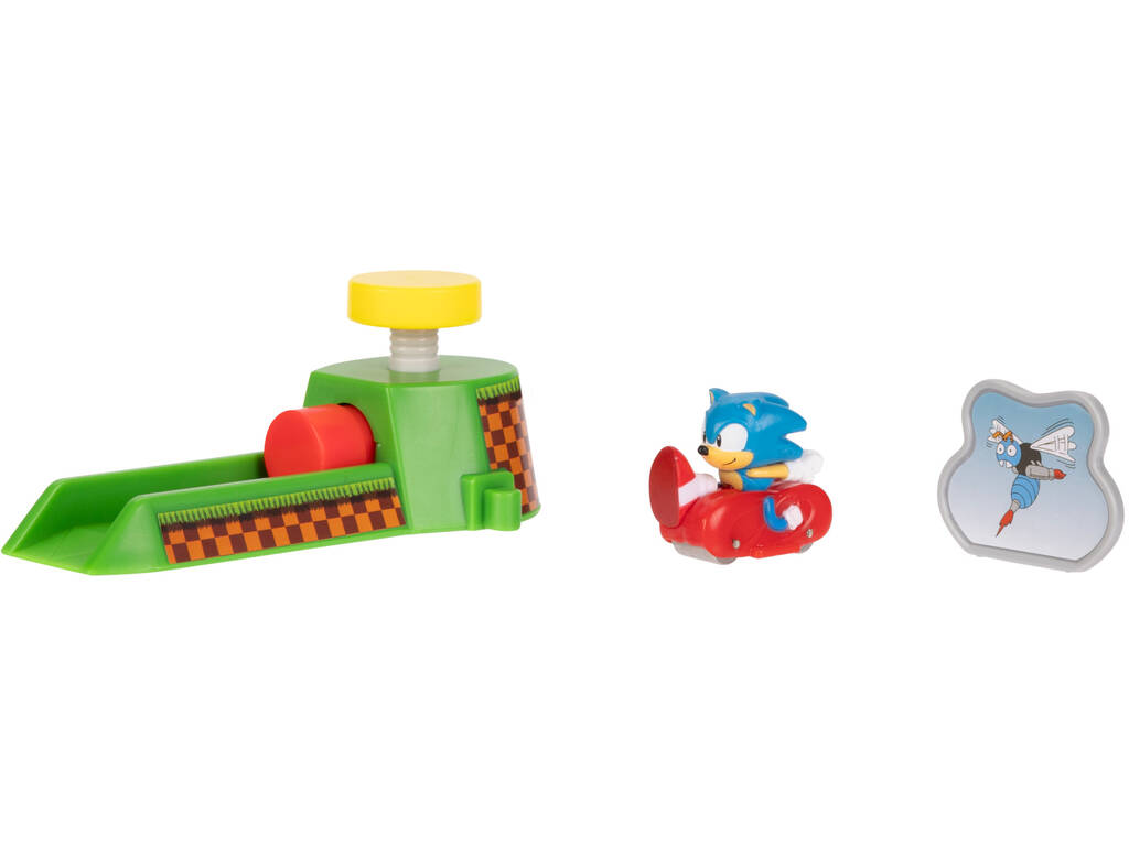 Sonic The Hedgehog Go Go Racers Mini Lanzador con Sonic