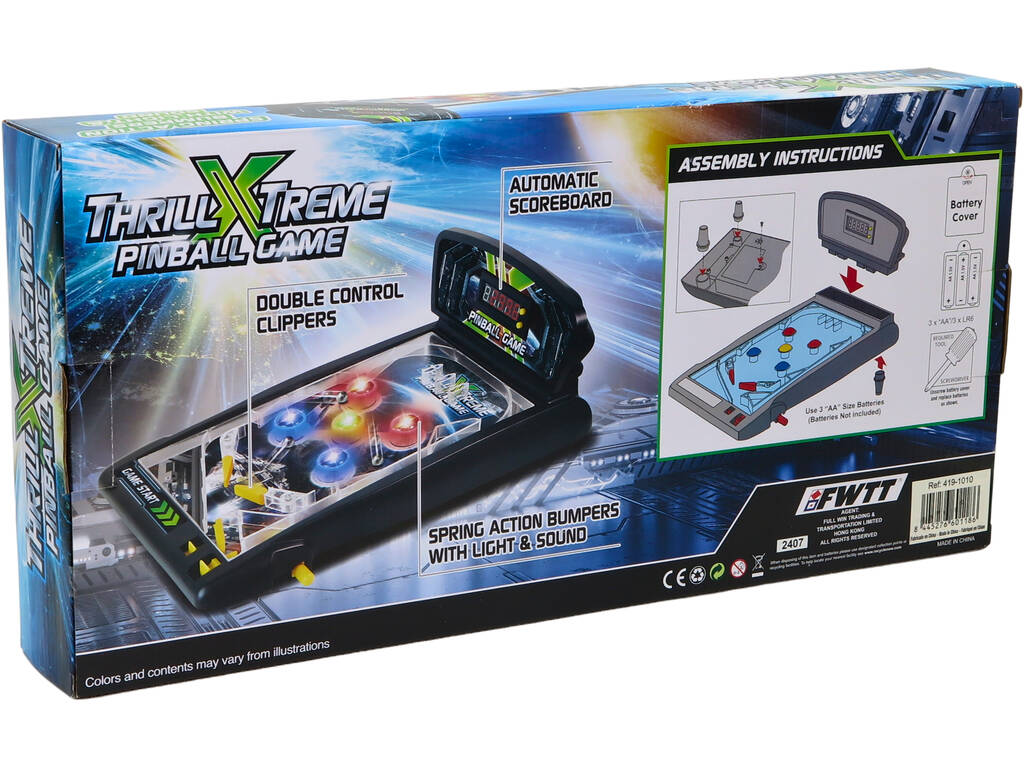 Pinball Thrill Xtreme mit Licht und Sound