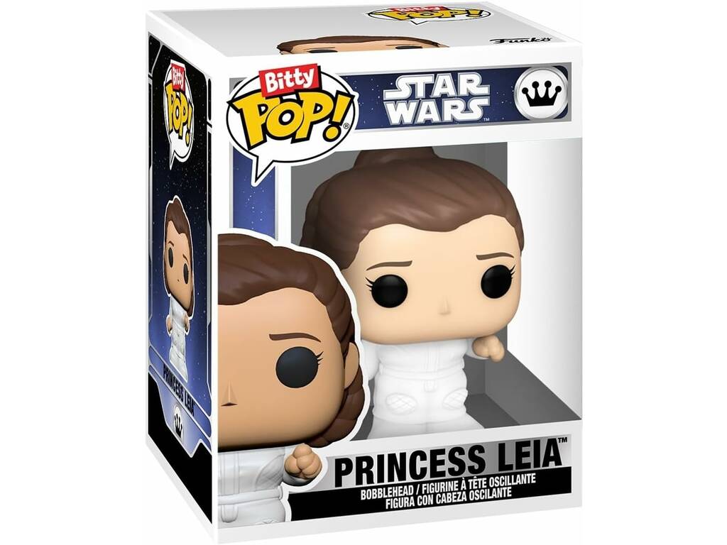 Funko Pop Bitty Star Wars Pack 4 Mini Figuras con Princesa Leia