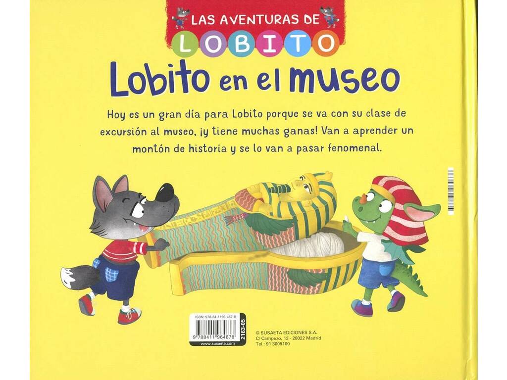 Livre Les aventures de Lobito au musée