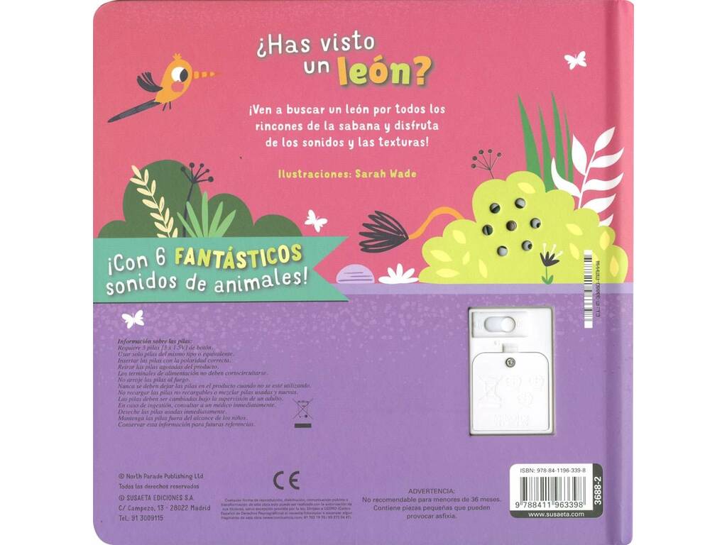 Livre Sons fantastiques Avez-vous vu un lion ?