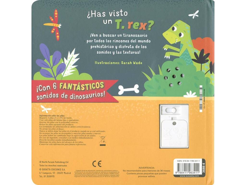 Livre Fantastic Sounds Avez-vous vu un T. Rex ?