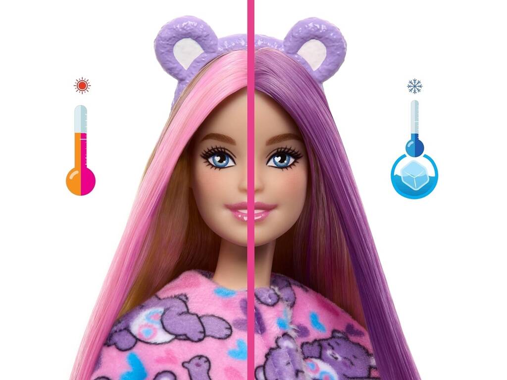 Barbie Cutie Reveal Ursos Amorosos Boneca com Disfarce Generosa