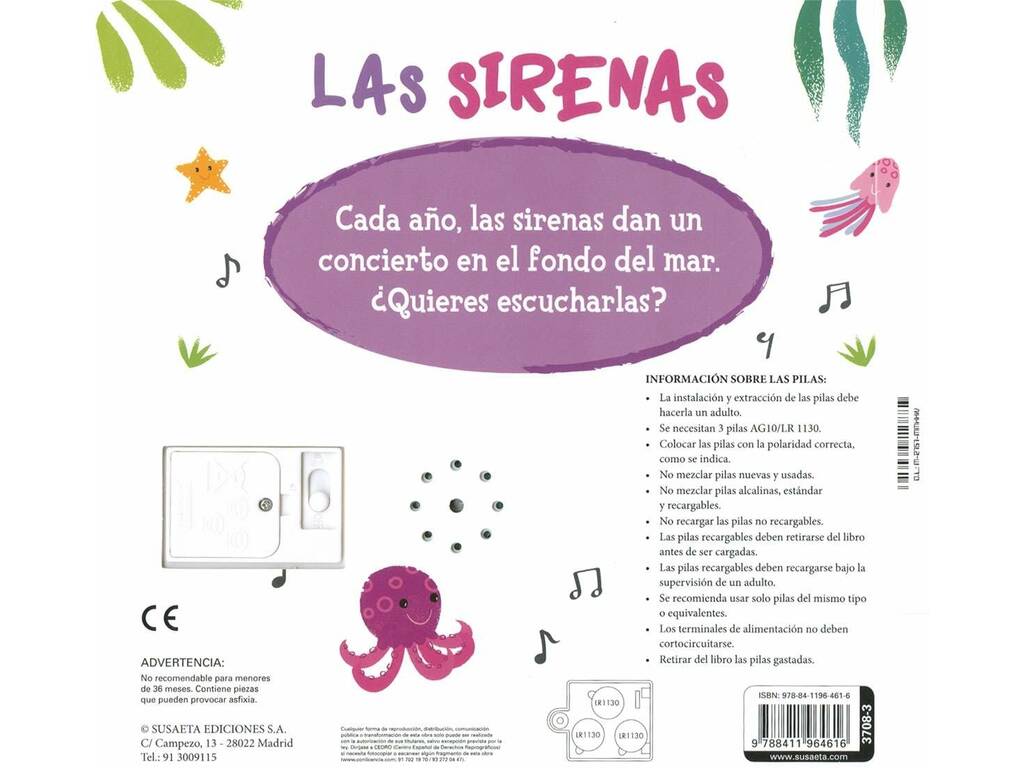 Livre Cinco Sonidos Les sirènes à boutons