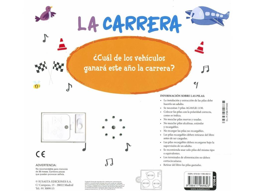 Livre 5 Sons La course aux boutons