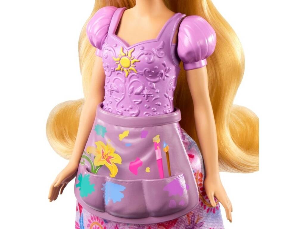 Princesas Disney Boneca Rapunzel Histórias de Rapunzel 2 em 1