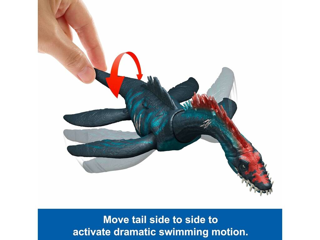 Jurassic World Chaos Theory Figurine Styxosaurus Traqueurs géants de 35 cm