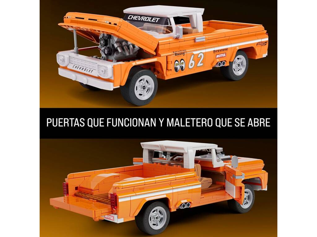 Hot Wheels Speed Series Custom 62 Chevy Pickup de 858 Piezas