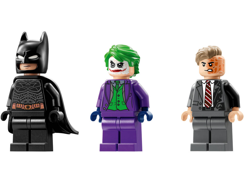 Lego Batman DC Tumbler de Batman contre Double-Face et le Joker