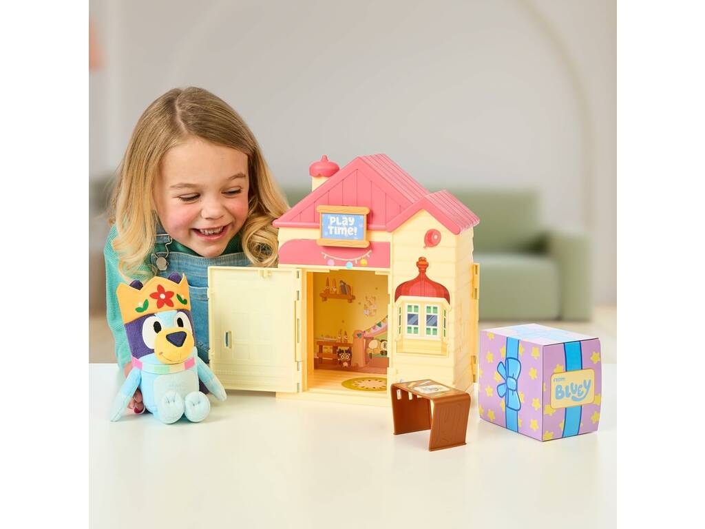 Bluey Casa com Peluche Surpresa