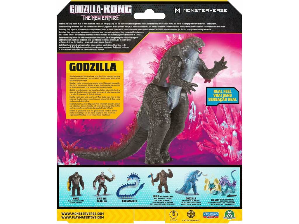 Godzilla x Kong The New Empire 15 cm Godzilla Real Feel Figure