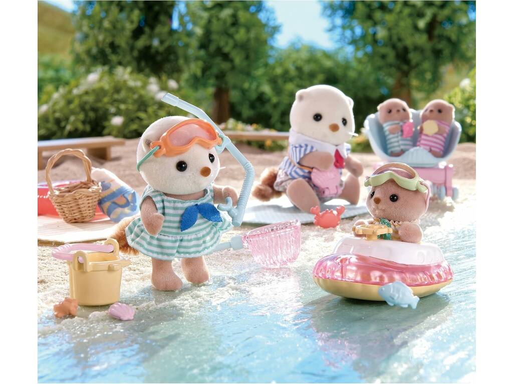 Sylvanian Families Set de sœurs loutres de mer
