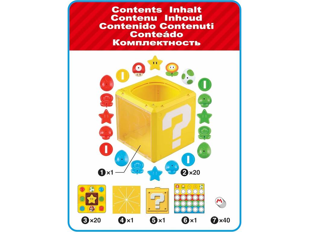 Jeu de blocs de questions Super Mario