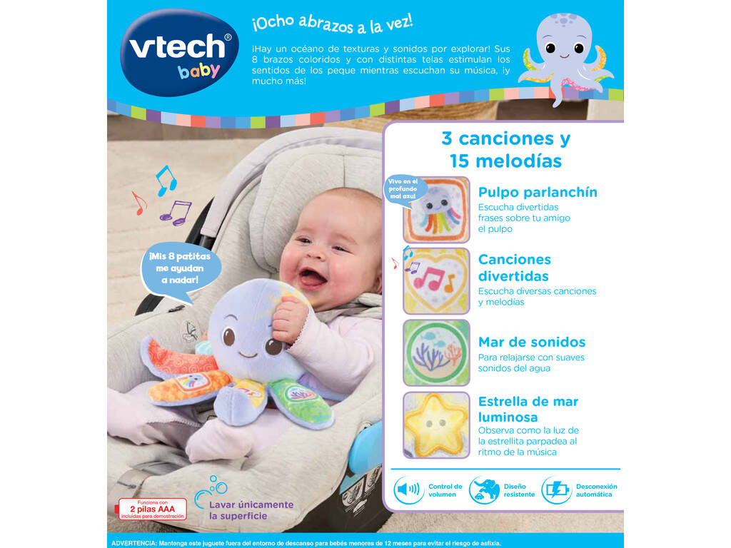 Jouet en peluche Pulpito patitas Vtech 577922