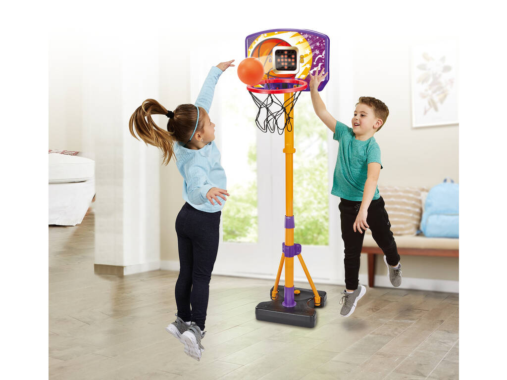 Panier de basket-ball avec affichage électronique