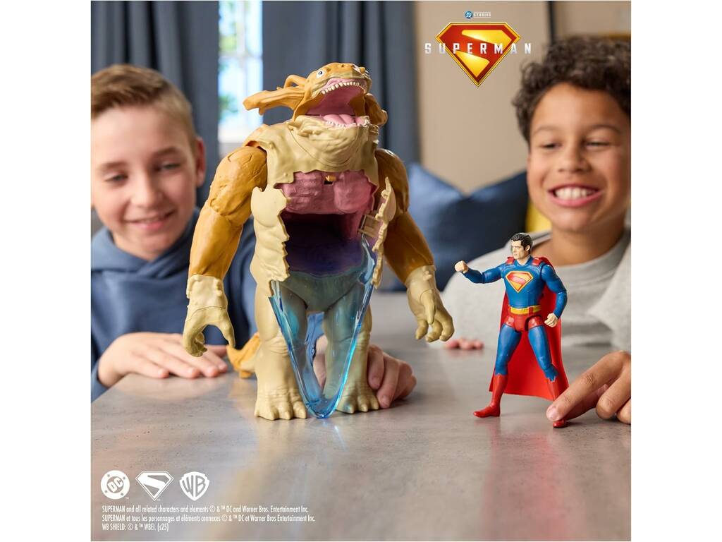 Superman DC Studios Figurine Superman de 15 cm et Kaiju Slime Batte de 30 cm