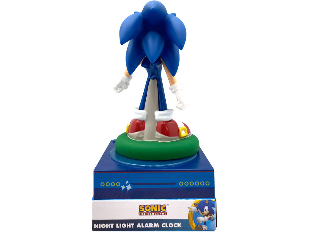 Sonic Relógio Despertador com Luz Noturna