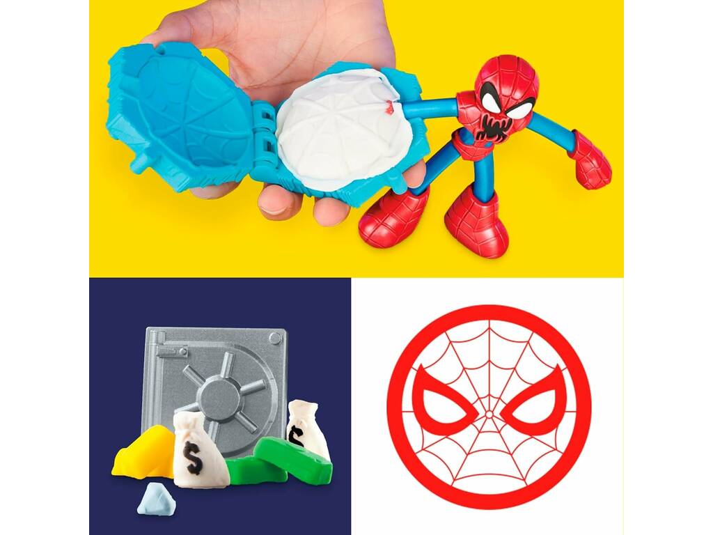 Playdoh Marvel Spiderman Lance et attrape