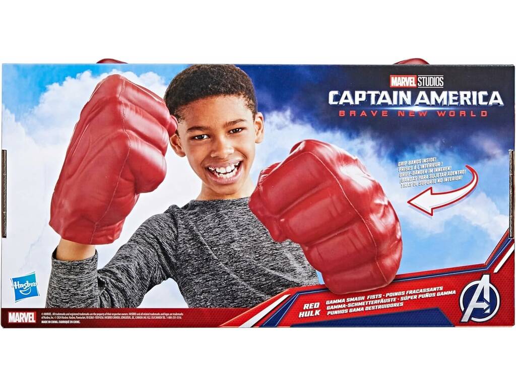 Captain America Brave New World Red Hulk Super Gamma Fists