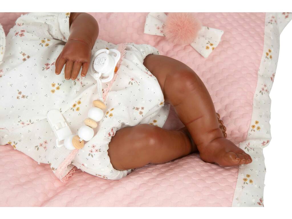 Muñeca Bebé Reborn Sasha de 45 cm Con Cojín