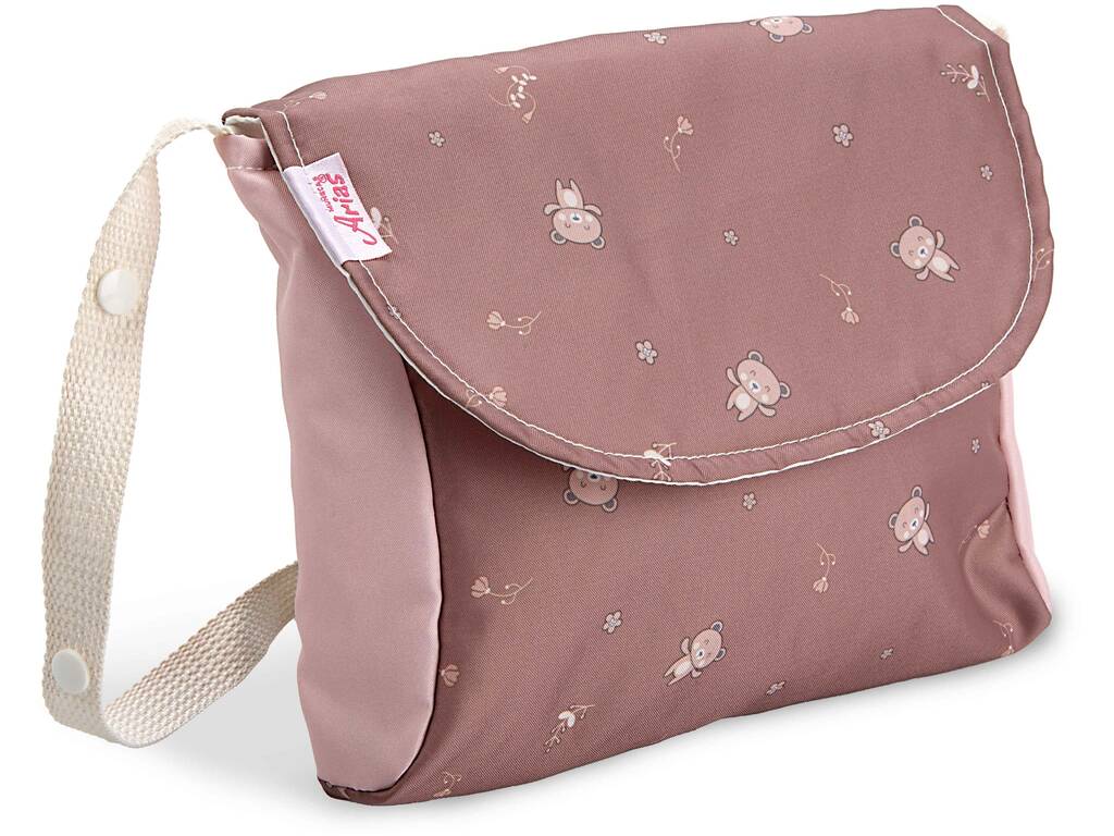 Poussette pour poupées avec capote Bear et sac à main