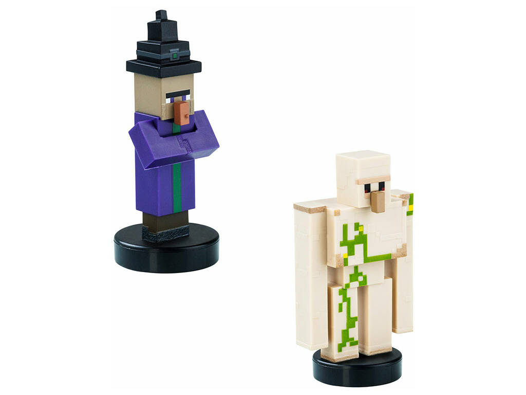 Minecraft 2 paquets de figurines estampillées