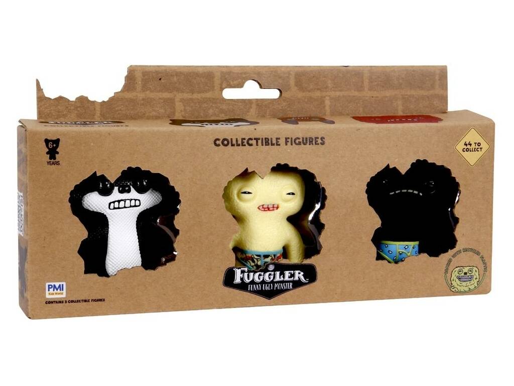 Fuggler Pack 3 Figuras Coleccionables de 7 cm
