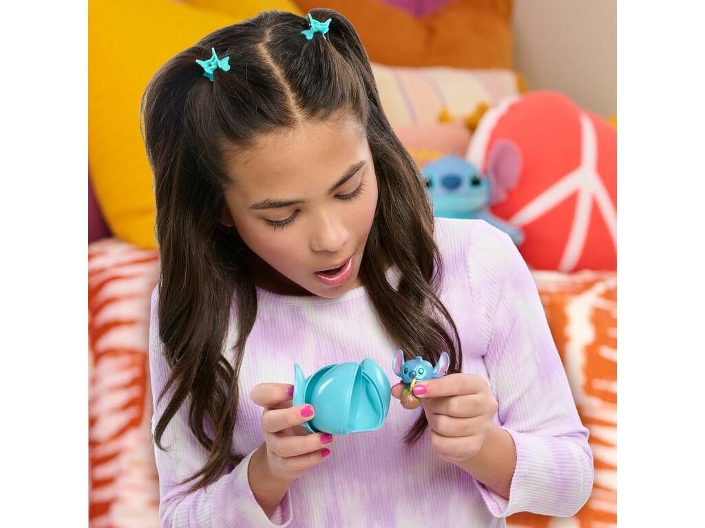 Stitch Blue Surprise Ball Mini Figurine à collectionner