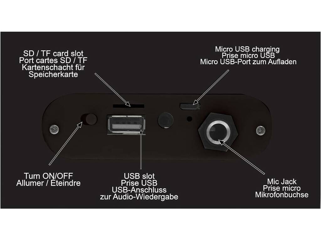 IParty Altifalante Luminoso Bluetooth com Microfone