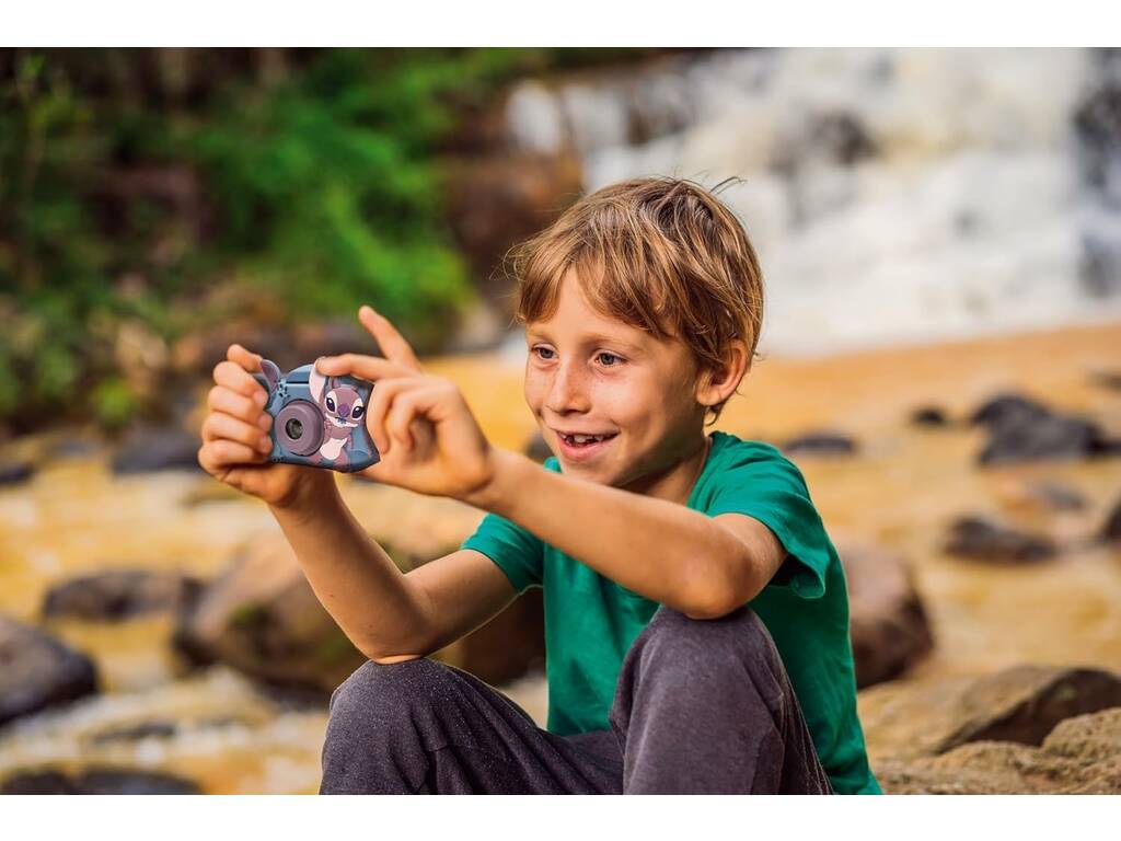 Appareil photo numérique pour enfants Disney Stitch avec protection