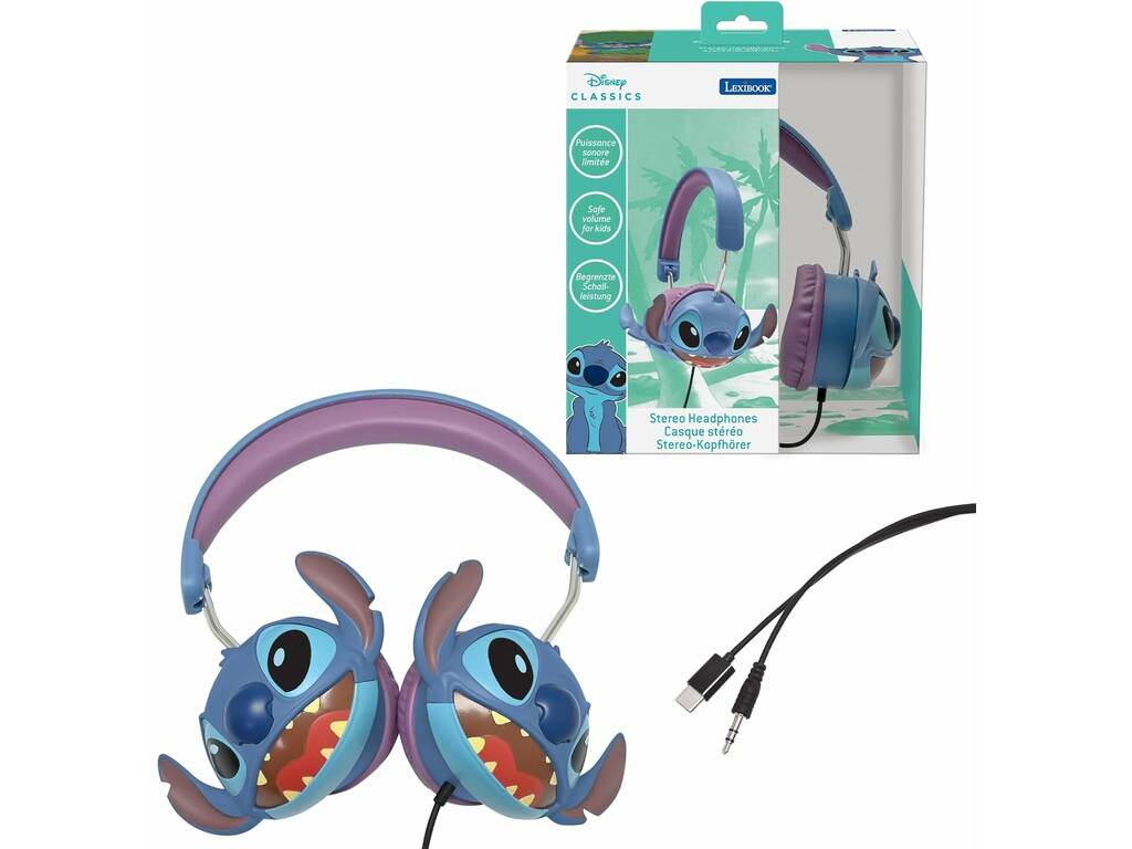 Disney Stitch Auriculares Estéreo