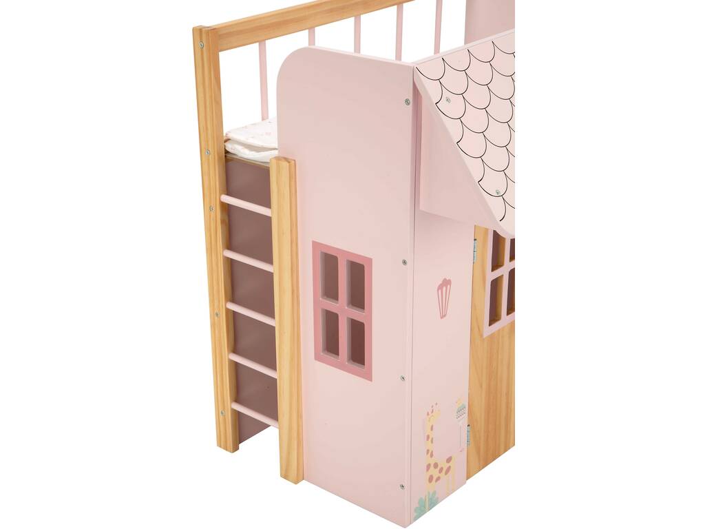 Mon premier lit maison en bois Nature 50 x 50 x 39 cm