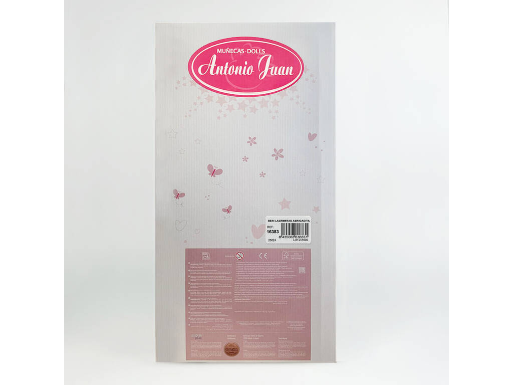 Baby Doll Beni Winter Tears 42 Cm avec sac à main