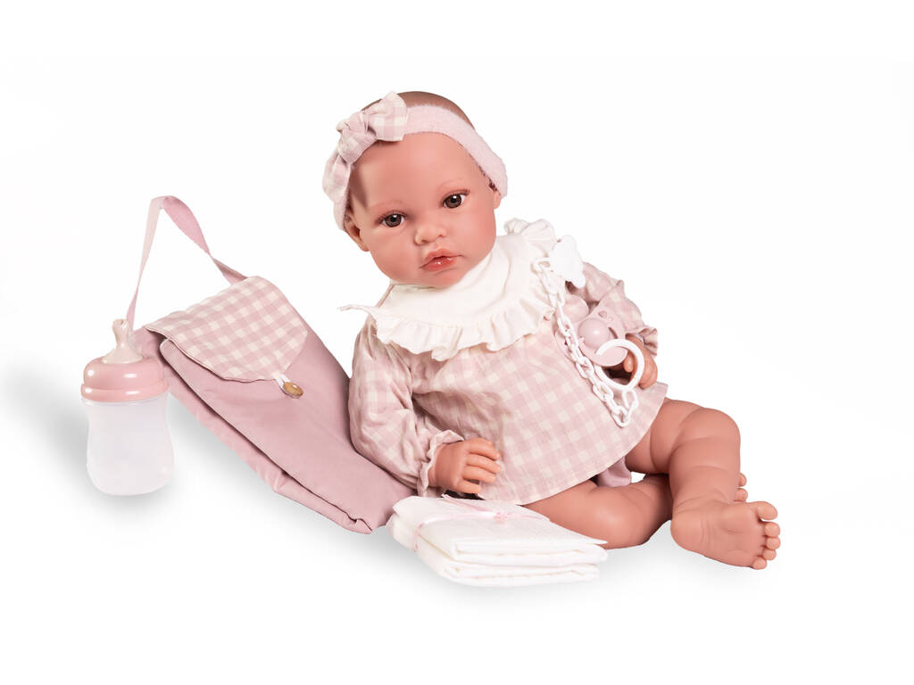 Poupée Erika nouveau-né de 42 cm avec table à langer