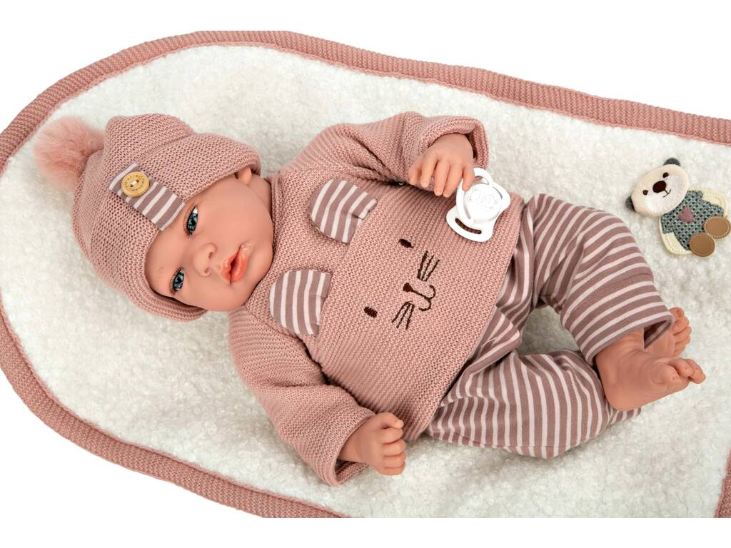 Muñeca Elegance Andie Con Manta 40 Cm