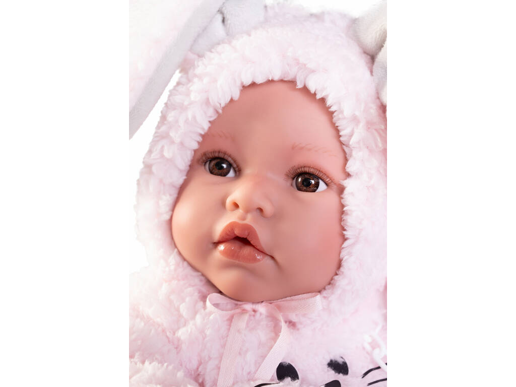 42 Cm Newborn Baby Doll Erika Bunny With Plush Toy