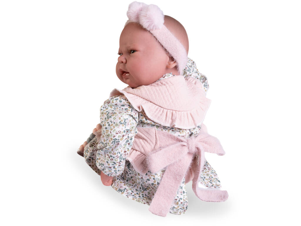 Boneca Bebé Sweet Reborn Lea de 42 cm com Babete Antonio Juan 80327