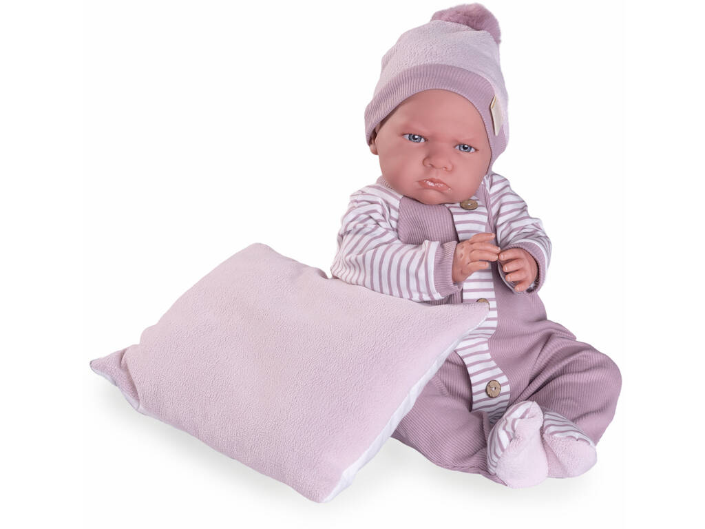 Poupée Bébé Mon Premier Reborn Berta de 52 Cm Avec Pyjama 
