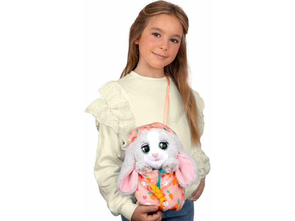 Lapin en peluche interactif Baby Paws avec sons