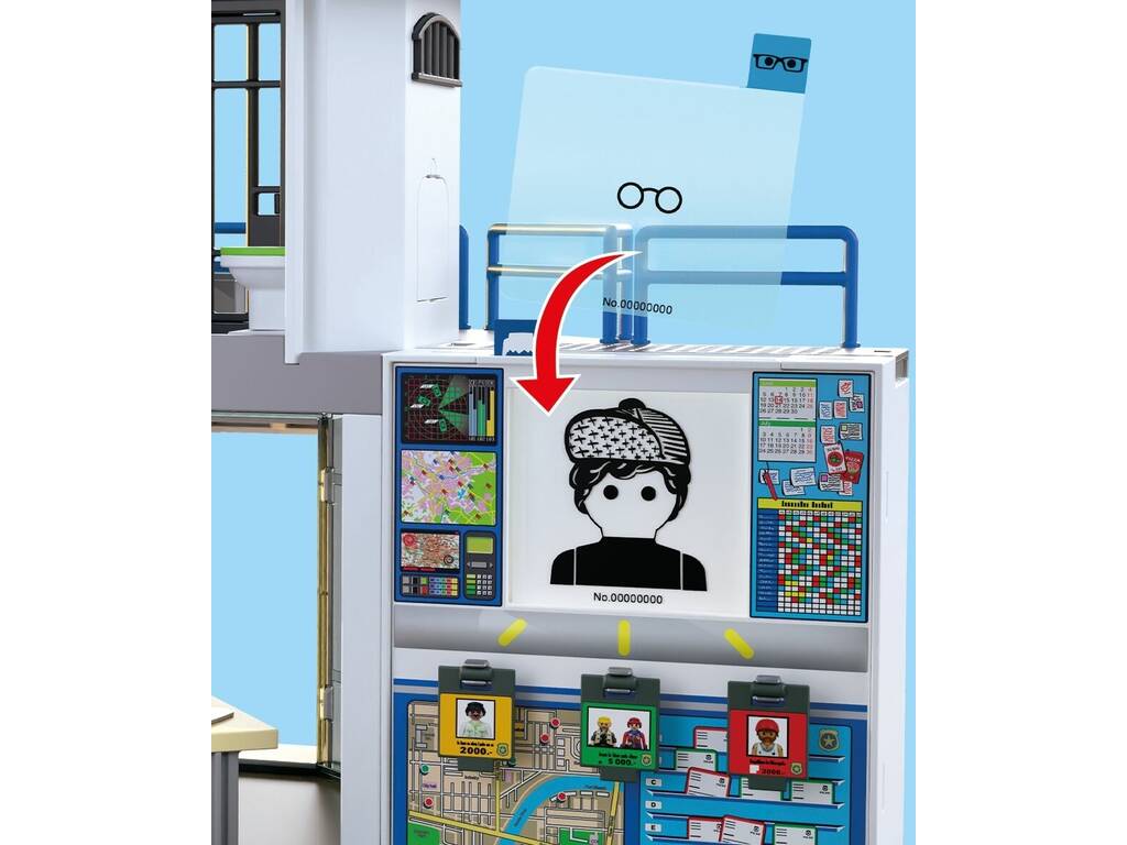 Playmobil City Action Commissariat avec salle d'enquête