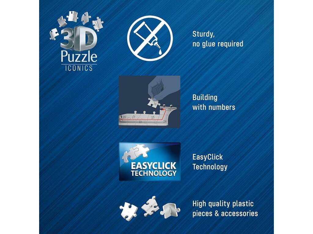 Puzzle 3D Iconics Porsche 911 GT3 CUP Salzburg Desing