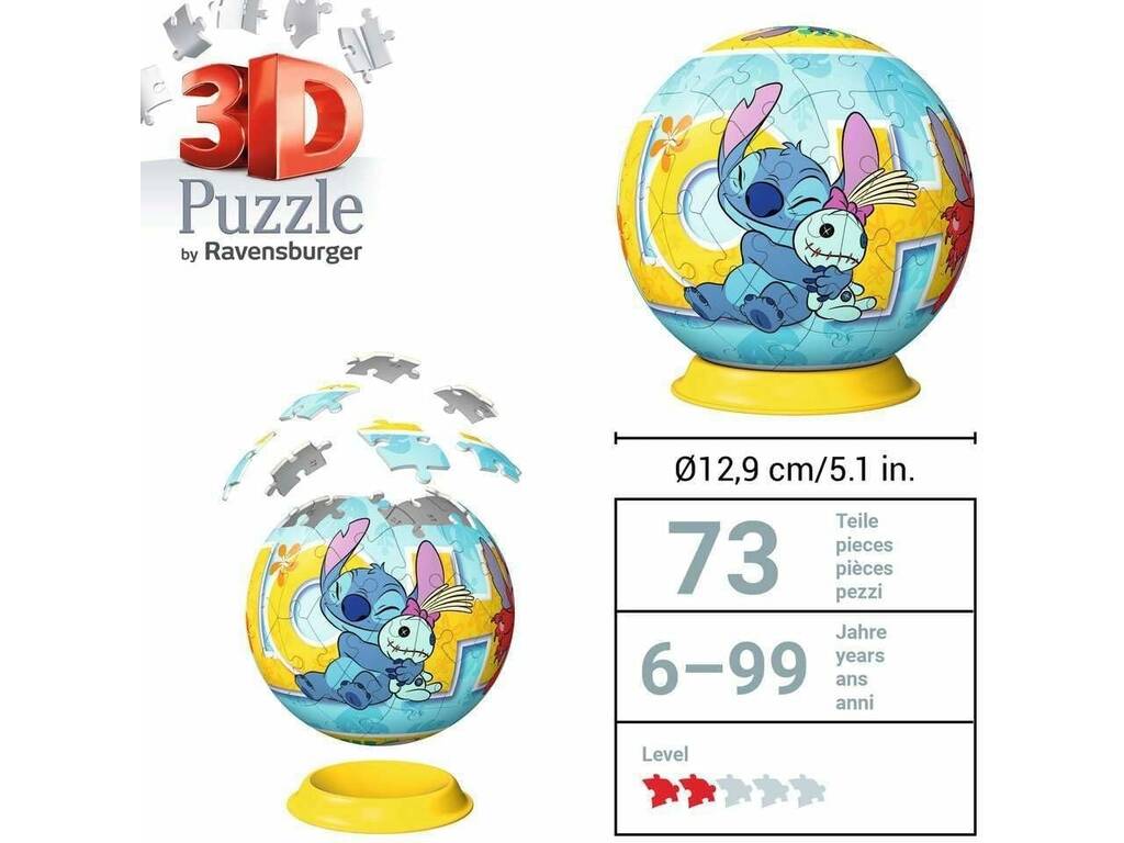 Puzzle Ball 3D Disney Stitch
